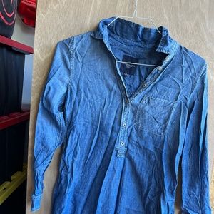 American eagle jean dress xs